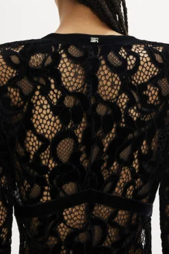 Online Asymmetric Lace Maxi Dress Women Long Dresses