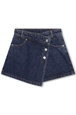 Clearance Asymmetrical Denim Skorts Children Skirts
