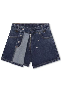 Clearance Asymmetrical Denim Skorts Children Skirts