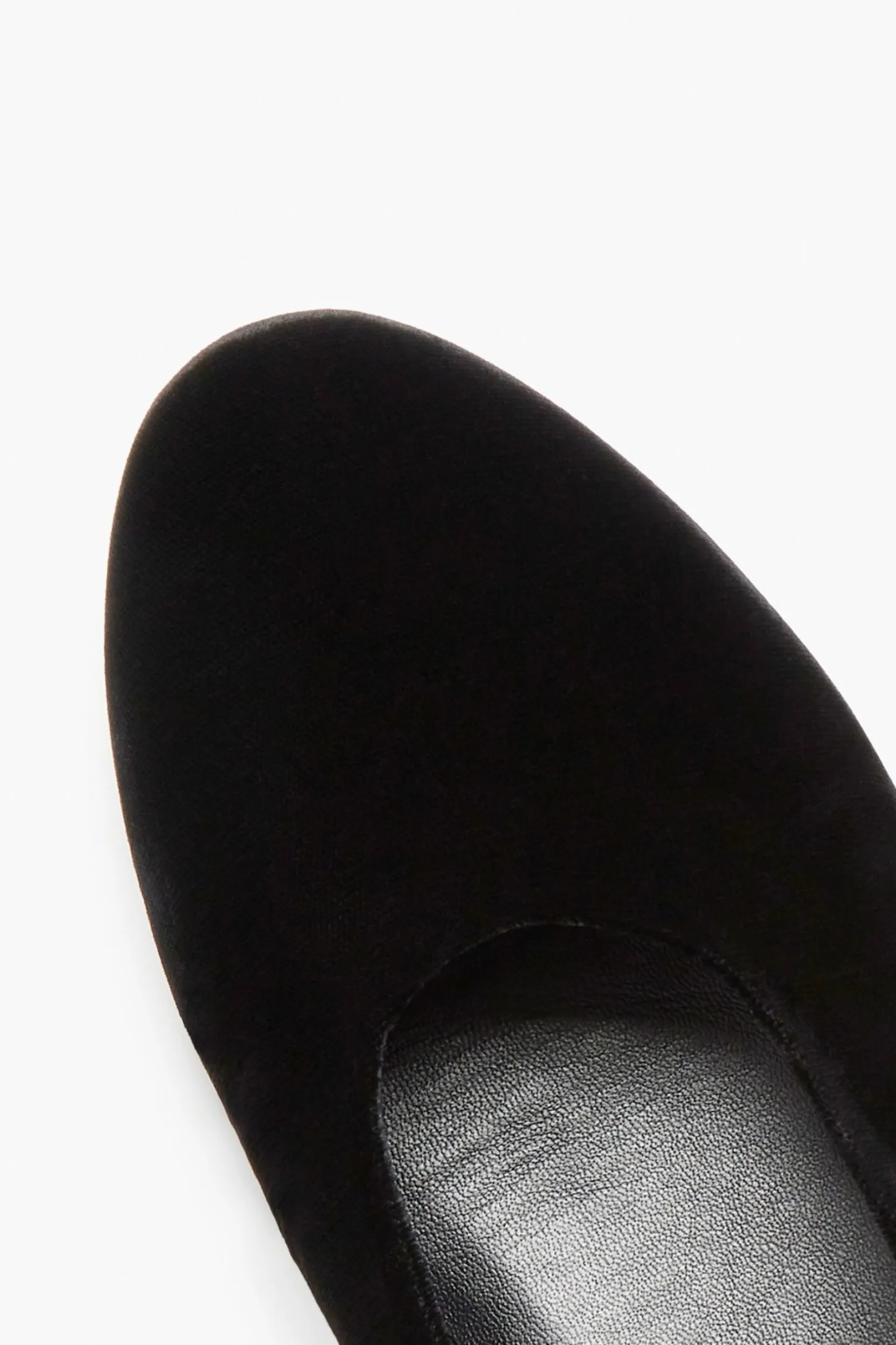 Outlet Black Velvet Anklet Ballerinas Women Accessories