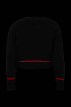 Online Boat-Neck Jumper With Curved Long Sleeves Women Sweaters