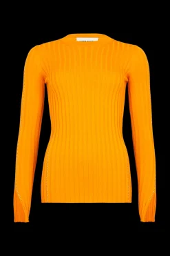 Best Crew-Neck Jumper Long Slit Sleeves Women Sweaters