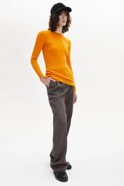 Best Crew-Neck Jumper Long Slit Sleeves Women Sweaters