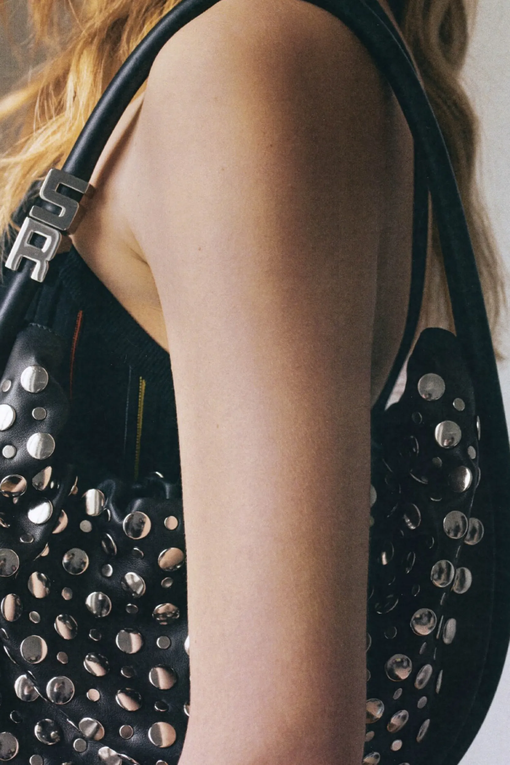 Best Domino Medium Leather With Studs Bag Women Accessories