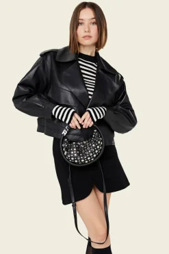 Discount Domino Mini Leather With Studs Bag Women Accessories