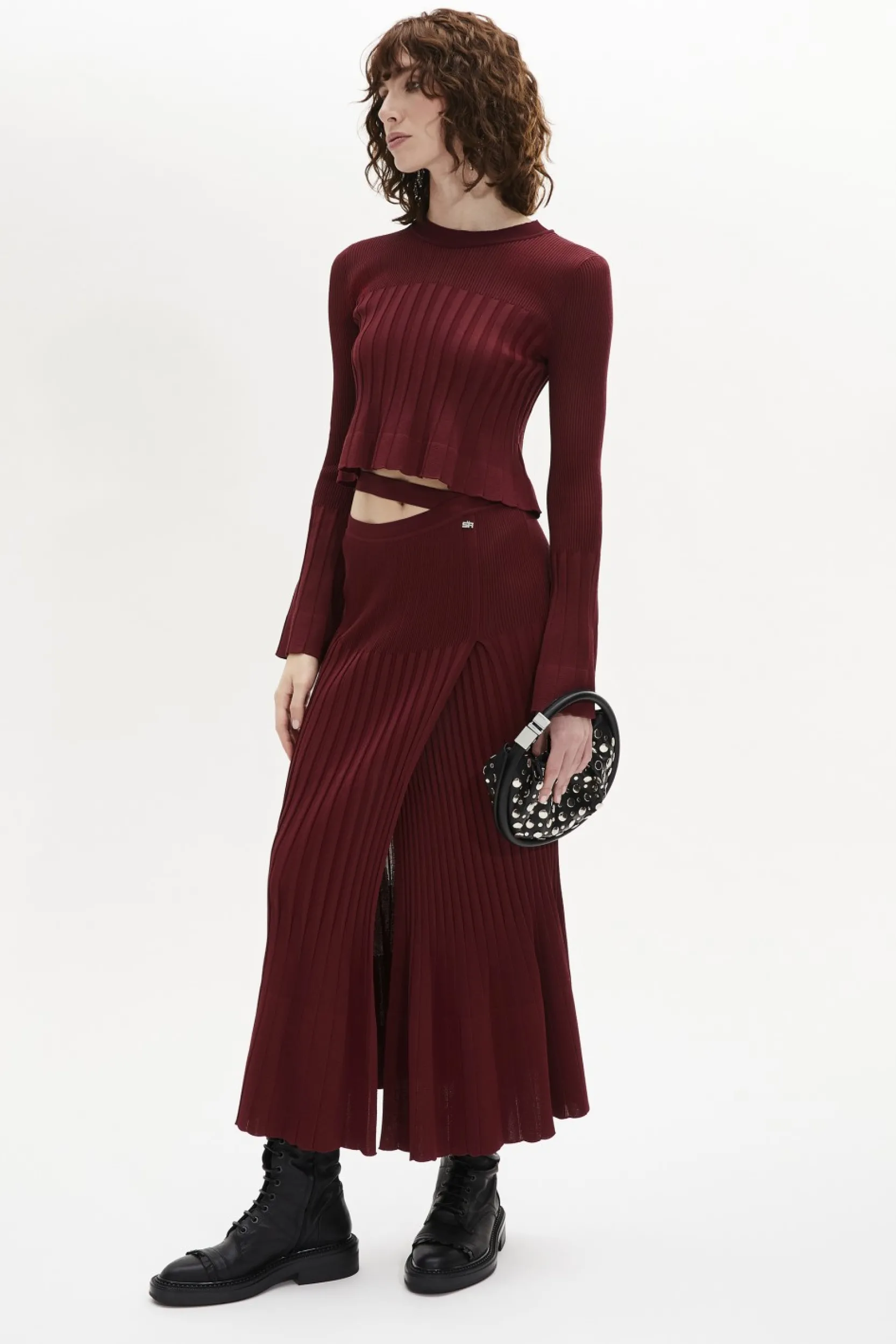 Hot Elasticated High-Waisted Skirt Women Skirts