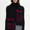 Fair Isle Long Scarf Women Accessories