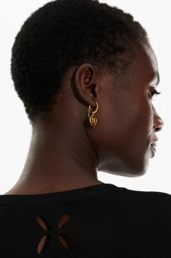 Best Golden Medals Clover Earrings Women Earrings