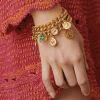 Clearance Golden Medals Talismans Bracelet Women Accessories