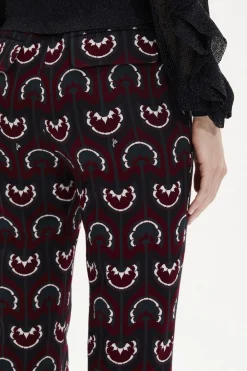 Clearance Jersey Pattern Trousers Women Trousers And Denim