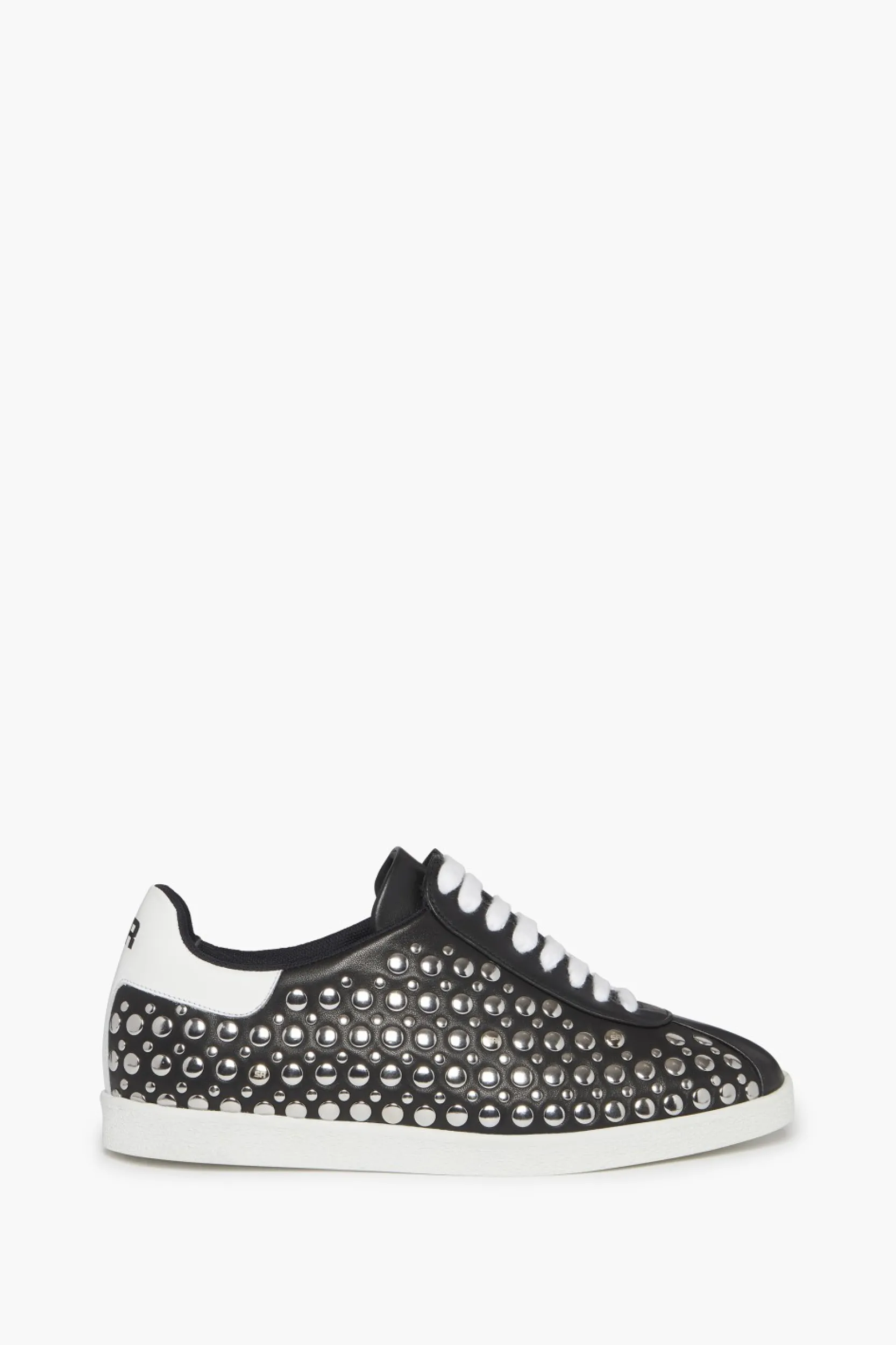 Online Leather Studded Sneakers Women Accessories