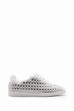 Hot Leather Studded Sneakers Women Accessories