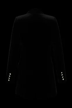 Online Longline Velvet Jacket Women Jackets