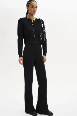 Long-Sleeved Crew-Neck Cardigan Women Cardigans