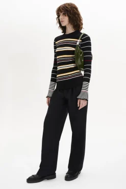 Clearance Long-Sleeved Crew-Neck Jumper Women Sweaters