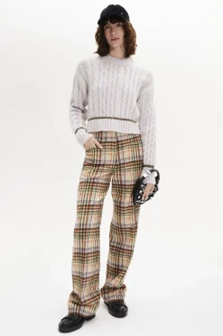 Sale Long-Sleeved Crew-Neck Jumper Women Sweaters