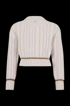 Sale Long-Sleeved Crew-Neck Jumper Women Sweaters