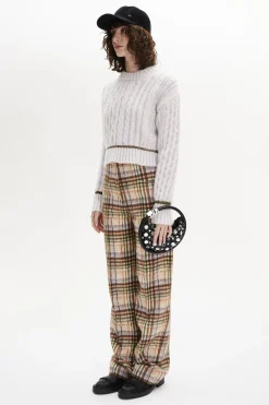 Sale Long-Sleeved Crew-Neck Jumper Women Sweaters