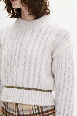 Sale Long-Sleeved Crew-Neck Jumper Women Sweaters