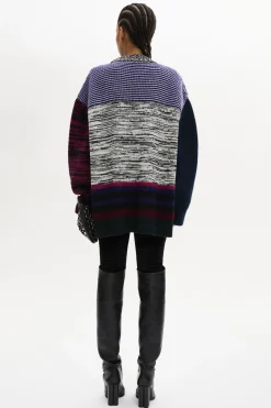 Discount Long-Sleeved Crew-Neck Jumper Women Sweaters