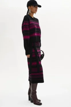 Outlet Long-Sleeved Crew-Neck Jumper Women Sweaters