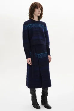 Discount Long-Sleeved Crew-Neck Jumper Women Sweaters