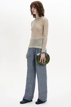 Hot Long-Sleeved Crew-Neck Top Women Sweaters