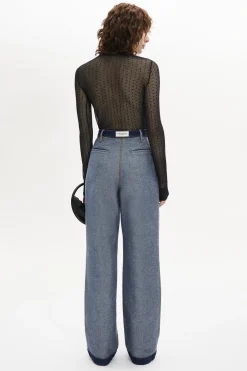 Outlet Long-Sleeved Crew-Neck Top Women Sweaters