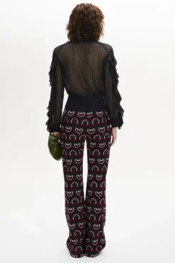Discount Long-Sleeved Pussybow Blouse Women Sweaters