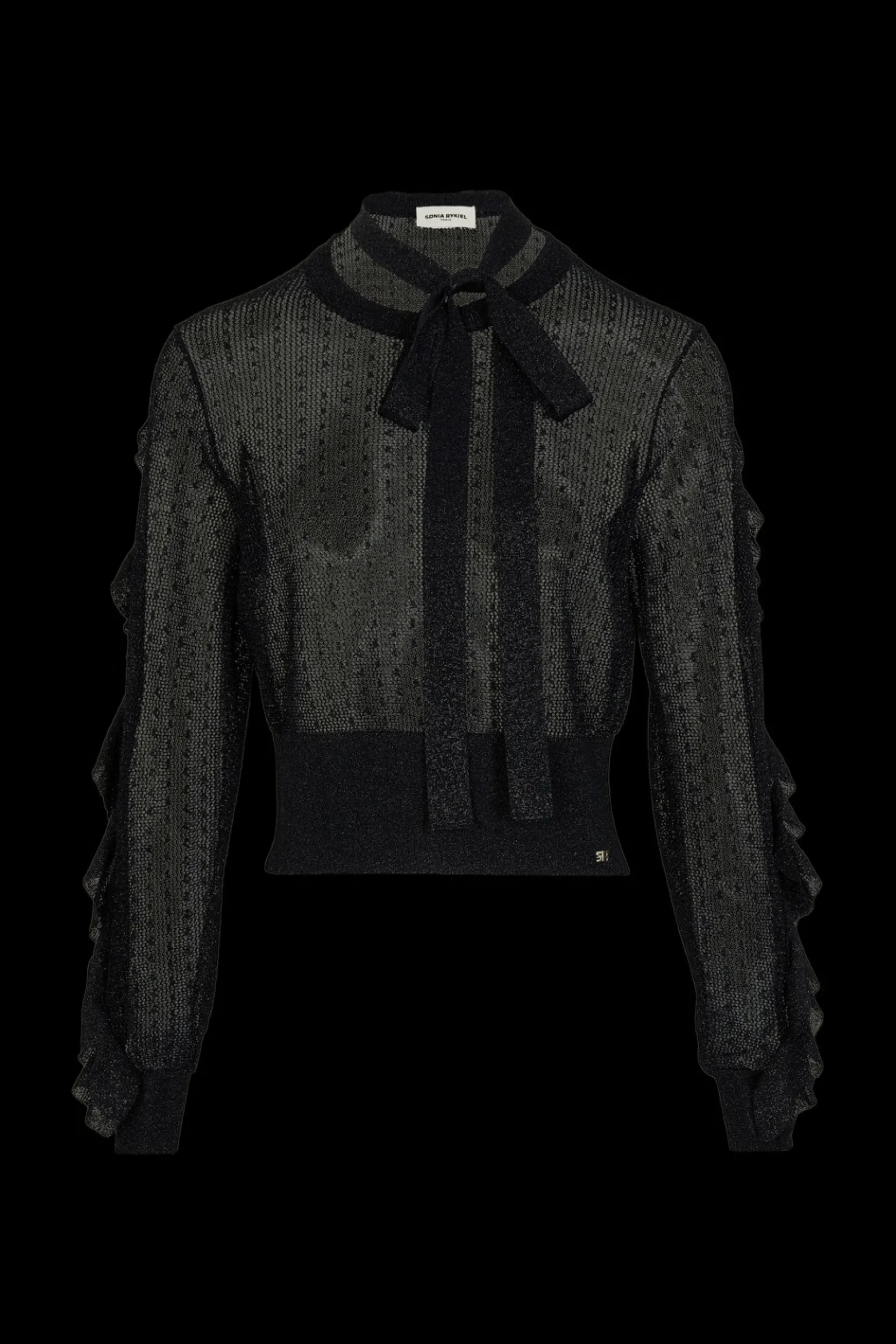 Discount Long-Sleeved Pussybow Blouse Women Sweaters