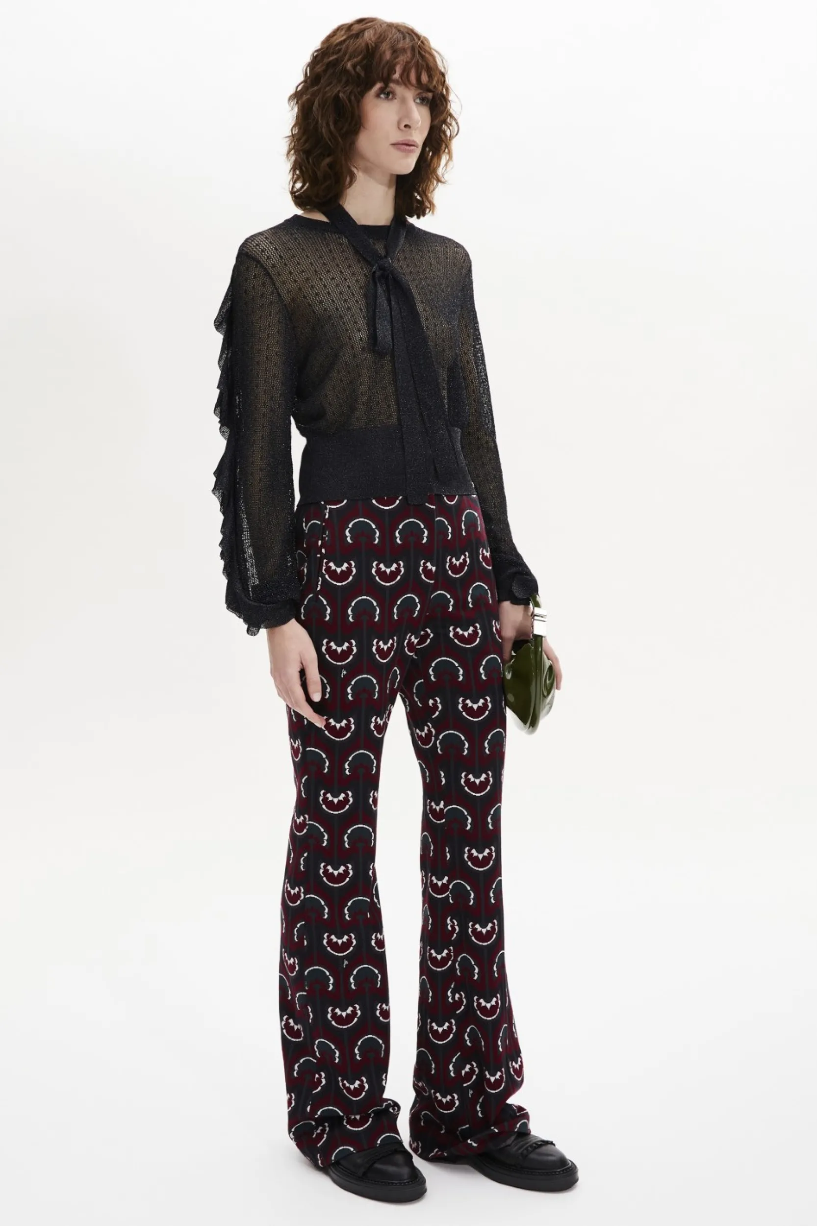 Discount Long-Sleeved Pussybow Blouse Women Sweaters