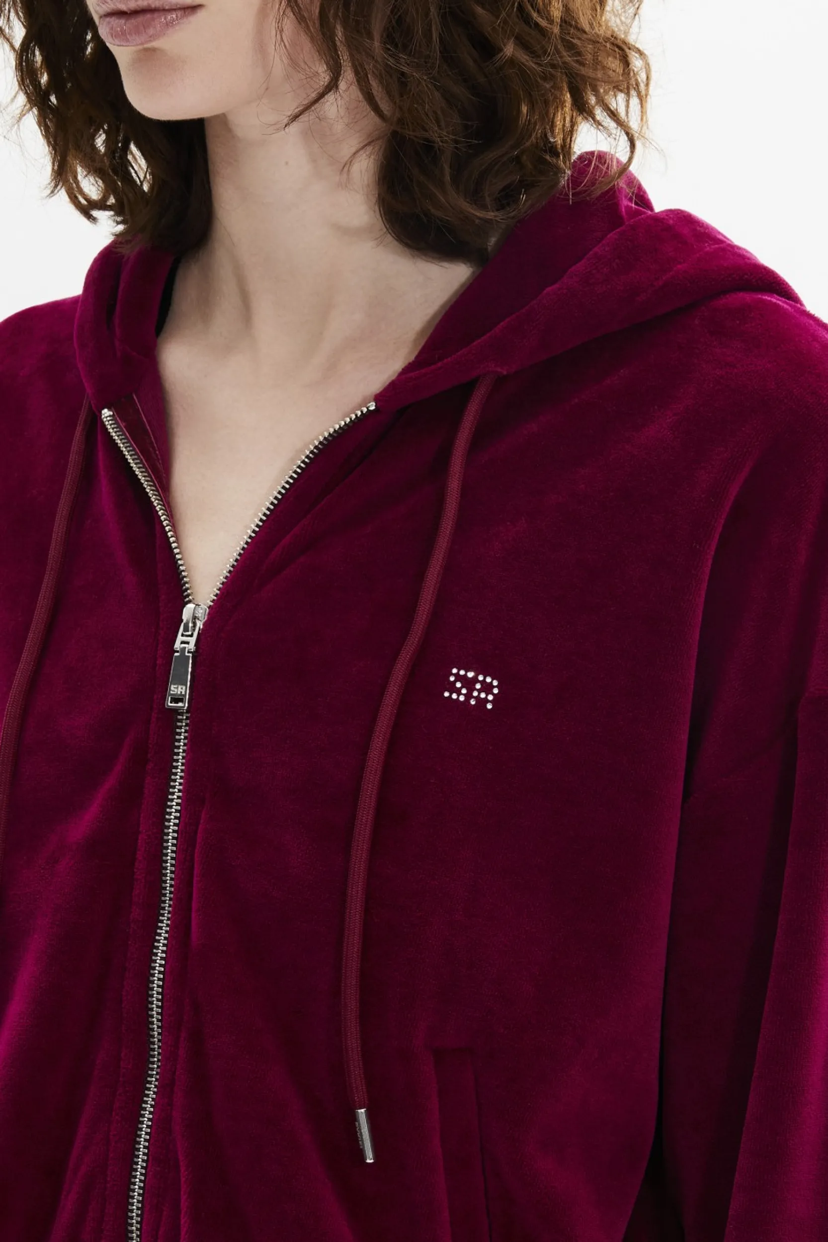 Long-Sleeved Velvet Hoodie Women Sweatshirts