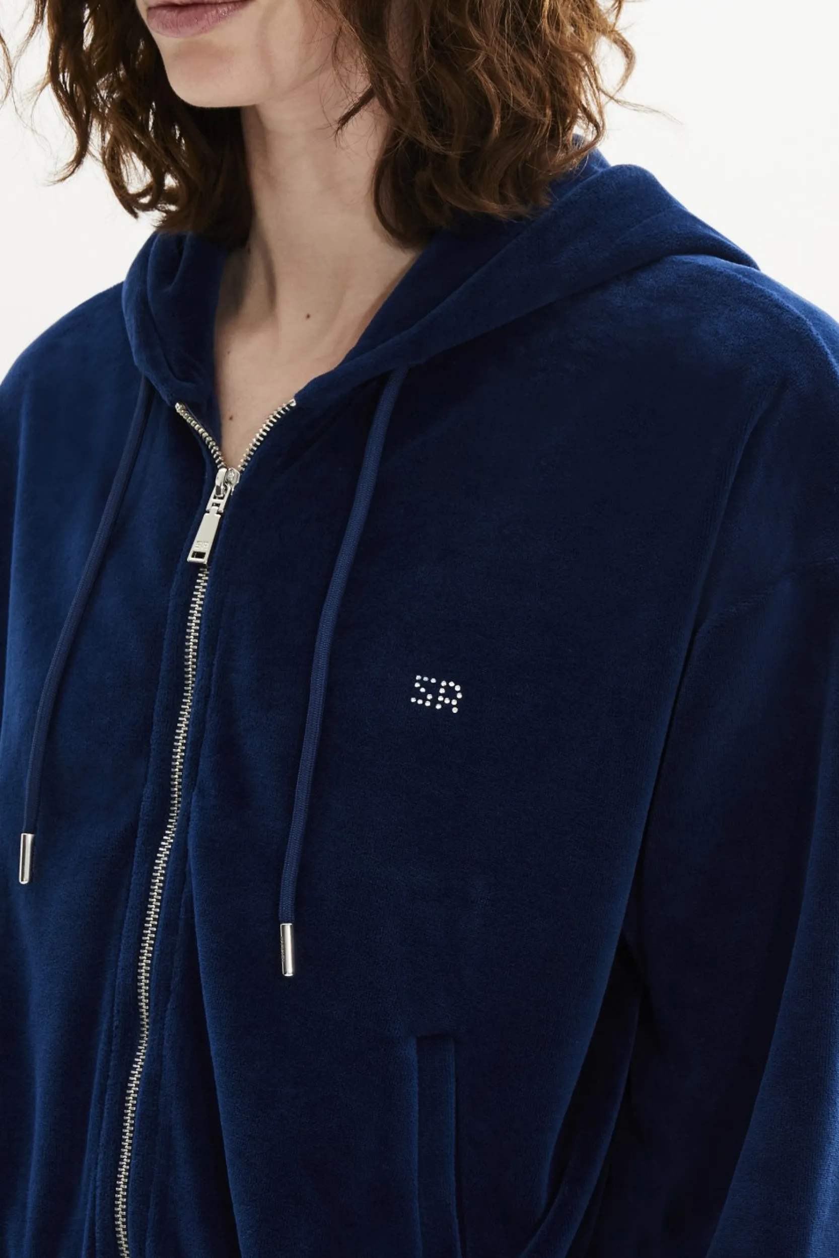 Long-Sleeved Velvet Hoodie Women Sweatshirts