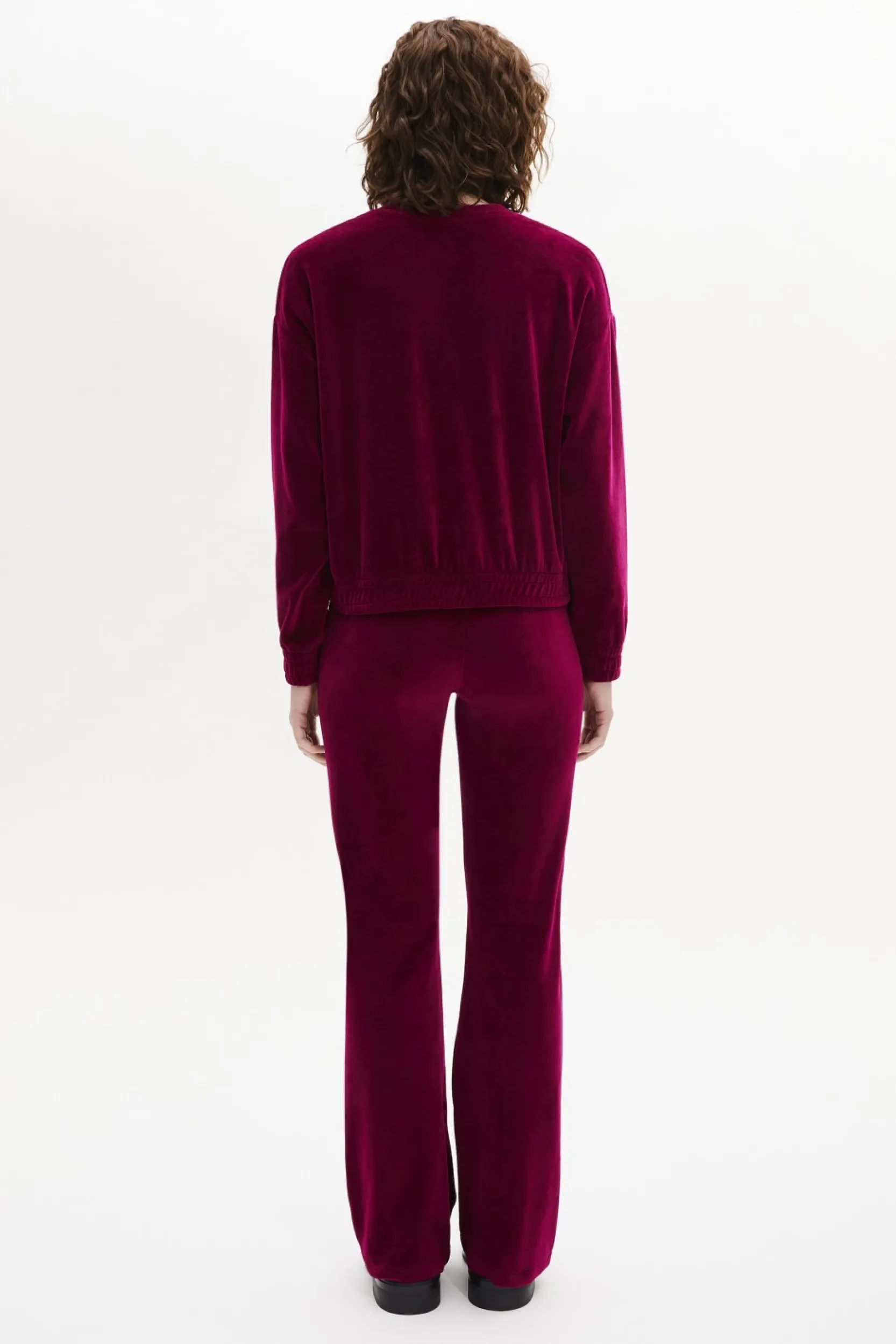 Online Long-Sleeved Velvet Sweater Women Sweatshirts
