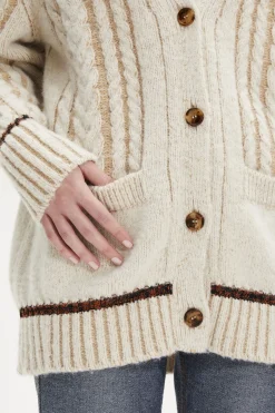 Sale Long-Sleeved V-Neck Cardigan Women Cardigans