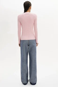 Online Long-Sleeved V-Neck Cardigan Women Cardigans