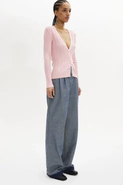 Online Long-Sleeved V-Neck Cardigan Women Cardigans