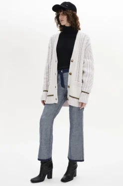 Hot Long-Sleeved V-Neck Cardigan Women Cardigans