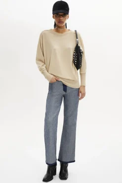 New Merino Wool And Silk Sweater Women Sweaters