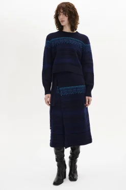 Sale Midi Wrap Skirt Women Skirts