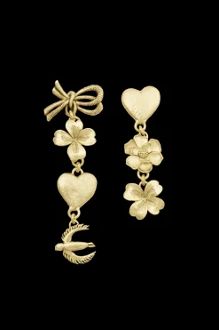 Outlet Poetic Garden Asymmetric Talismans Earrings Women Accessories