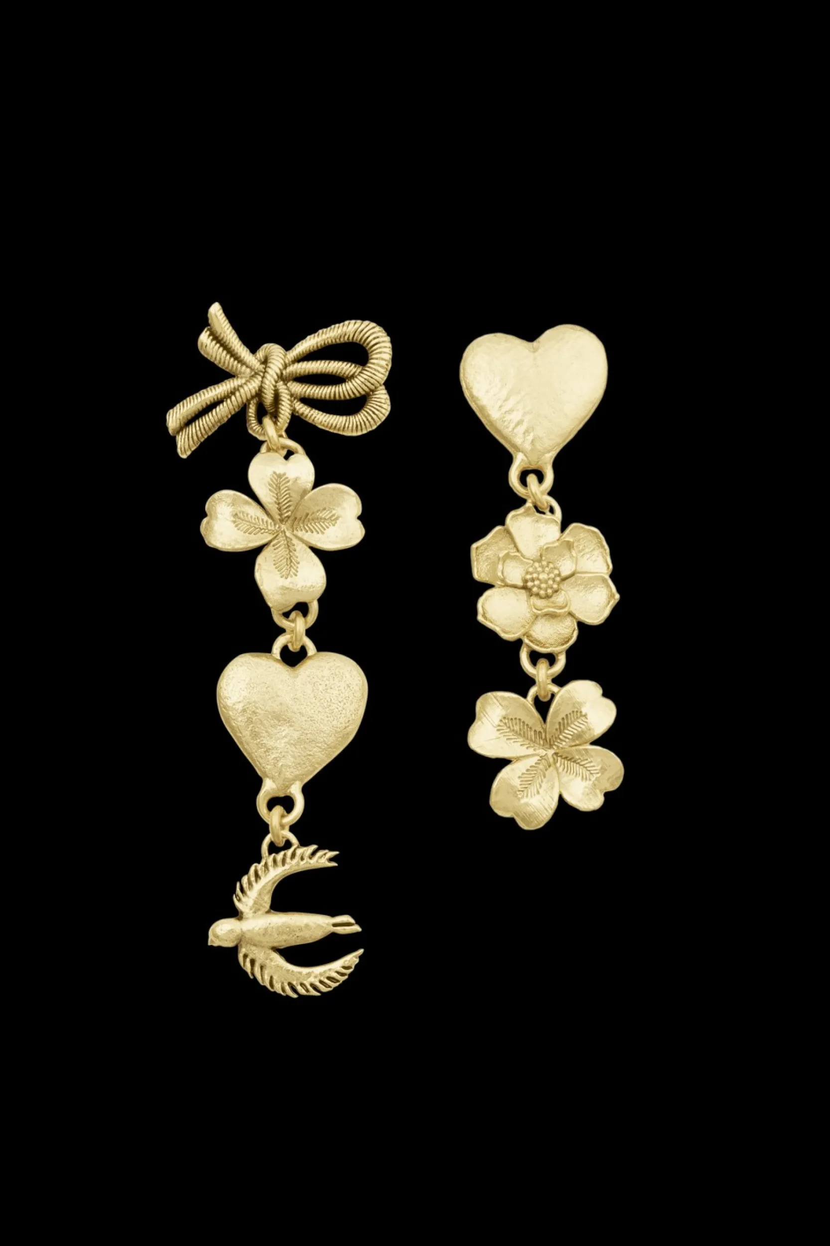 Outlet Poetic Garden Asymmetric Talismans Earrings Women Accessories
