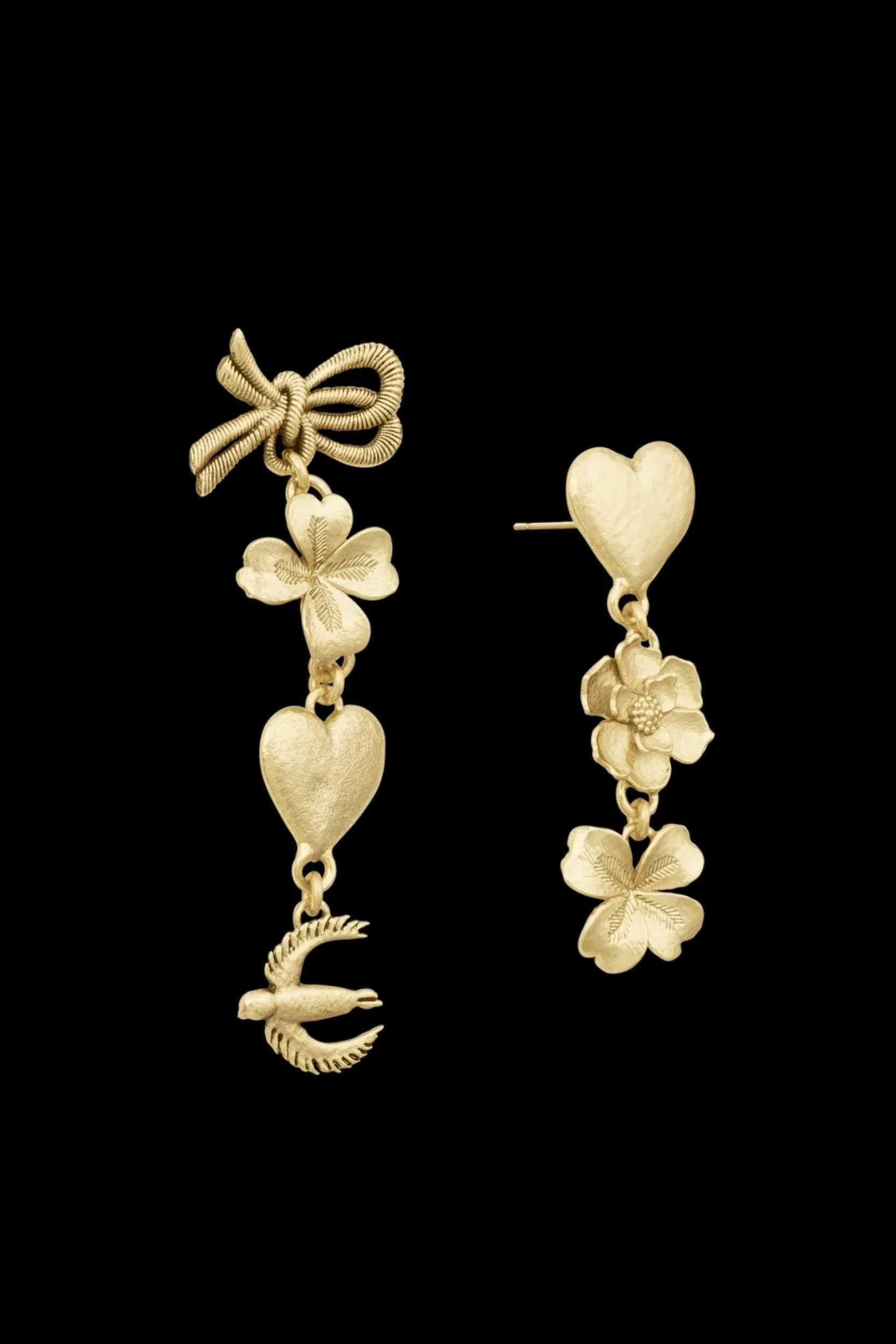 Outlet Poetic Garden Asymmetric Talismans Earrings Women Accessories