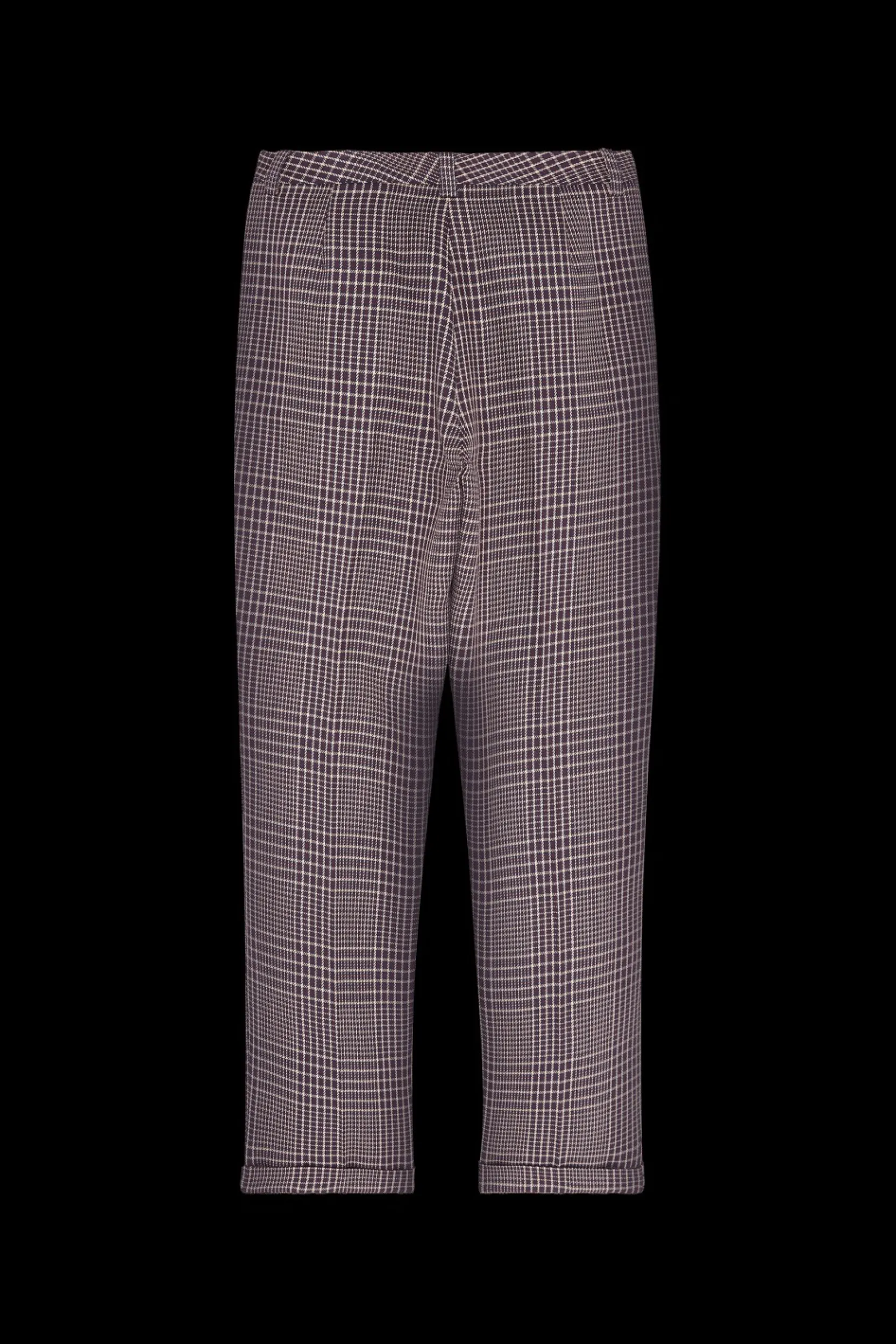 Online Prince Of Wales Check Cigarette Trousers Check Women Trousers And Denim