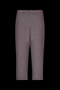 Online Prince Of Wales Check Cigarette Trousers Check Women Trousers And Denim