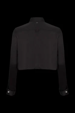 Online Satin Shirt With Rhinestone Buttons Women Shirts