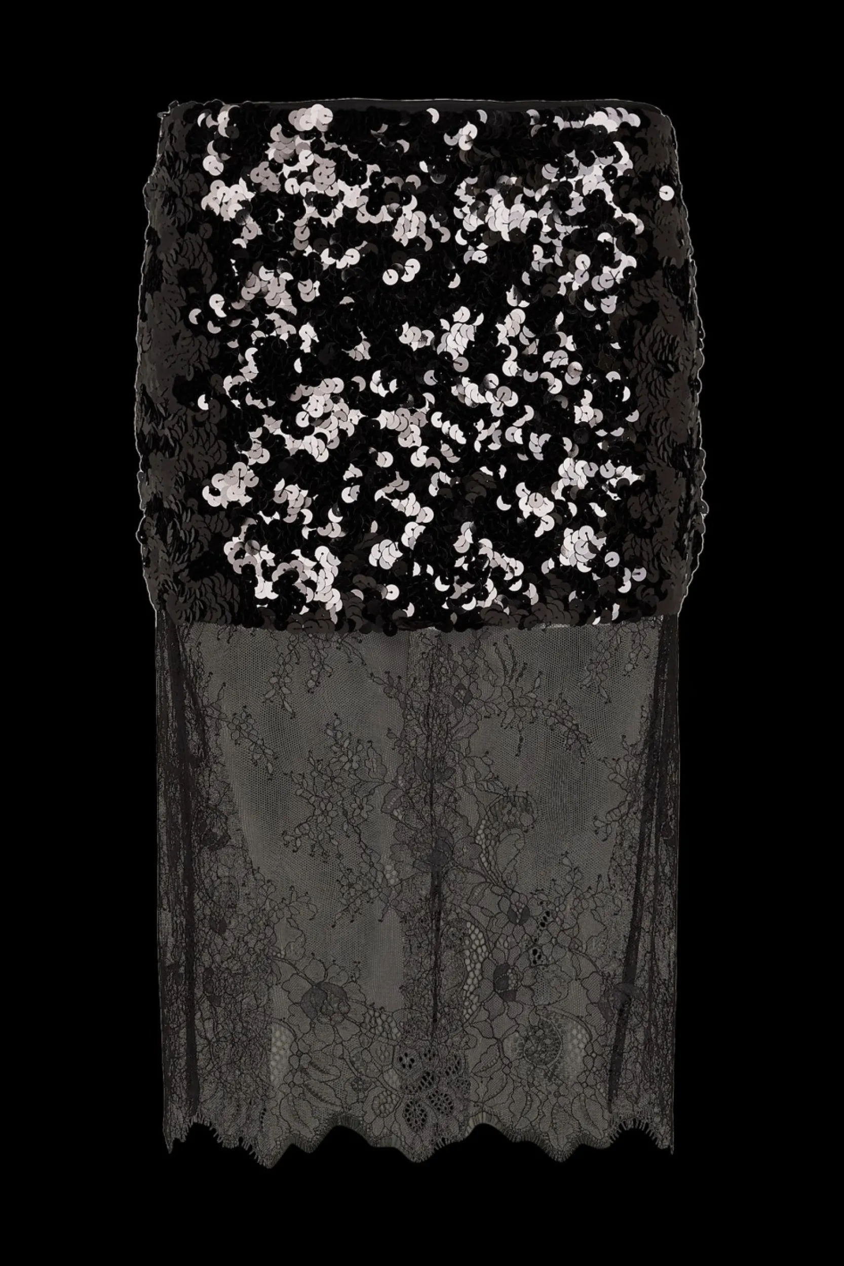 Sale Sequined Midi Skirt Women Skirts