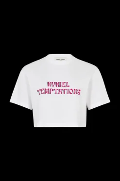 New Short-Sleeved Cotton Cropped T-Shirt Women T-Shirts