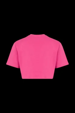 Outlet Short-Sleeved Cropped Crew Neck T-Shirt Women T-Shirts