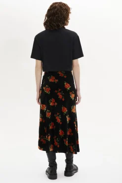 Discount Short-Sleeved Cropped Crew Neck T-Shirt Women T-Shirts